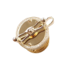 Moving Fishing Reel Pendant Nautical Diamond Pendant (1)