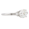 1.36ctw Diamond Art Deco Engagement Ring Platinum GIA side