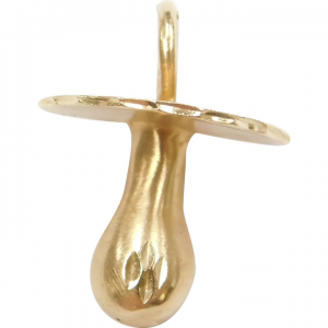 Gold Baby Pacifier Charm