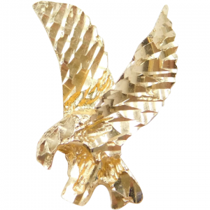 14k Gold Eagle Pendant / Charm