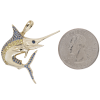 Custom swordfish sapphire pendant scale (1)