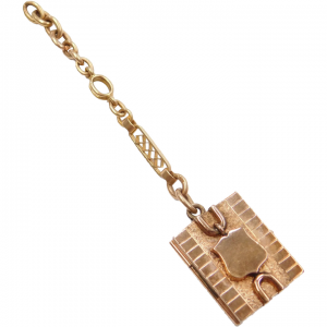 Victorian Locket Fob 9k & 18k Gold