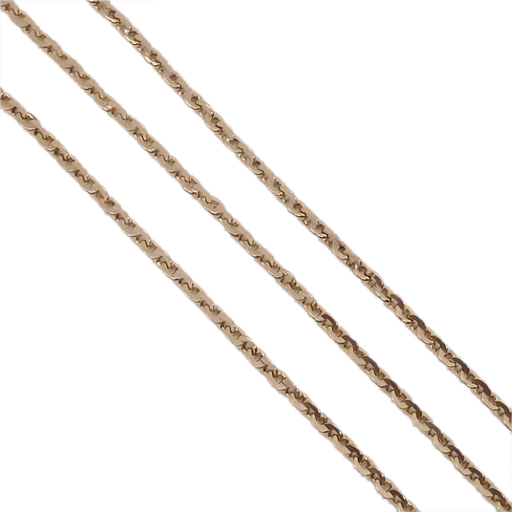 Vintage Cable Link Chain 18k Rose Gold 20″