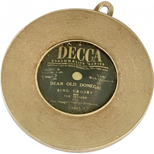 Vinyl Record Vintage Charm 14K Gold Bing Crosby Dear Old Donegal