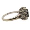 1.58ctw Sapphire Ring with Diamond Accents 14K side
