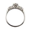 .46ctw Art Deco Engagement Ring Platinum top