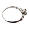 Art Deco .50ctw Diamond Engagement Ring Platinum hallmark