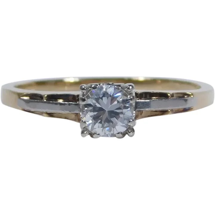 .37ct Diamond Engagement Ring 14K Gold