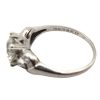 1.26 ctw Art Deco Diamond Engagement Ring in Platinum hallmark