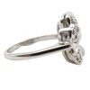 Retro .24 ctw Diamond Ring in 14K White Gold side