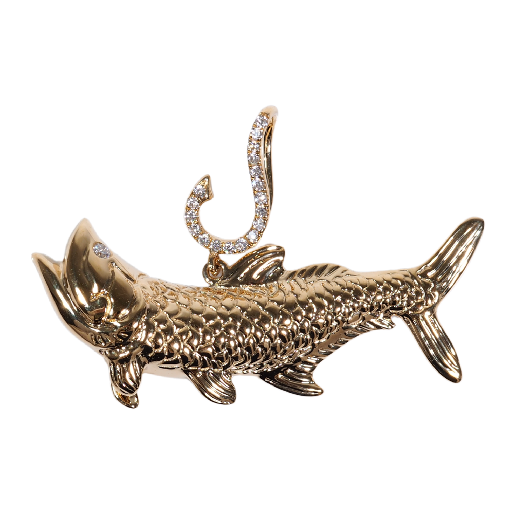 Tarpon Pendant 14K Yellow Gold