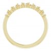 Mothers Birthstone Alternating Ring Side