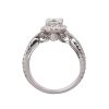 1 carat Emerald Halo Engagement Ring Profile