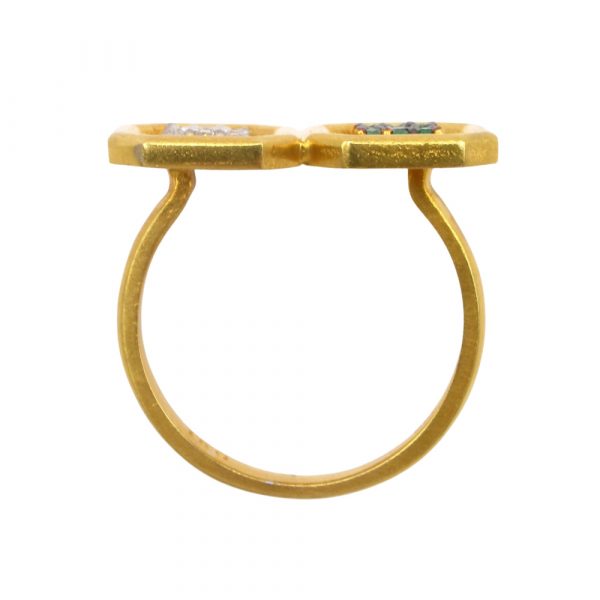 Katerina Marmagioli Omen Ancient Emerald Ring Profile