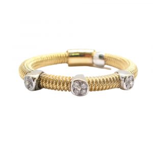 Rope Diamond Bezel Band