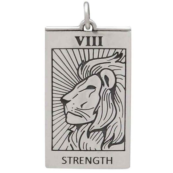 Tarot Card Strength Charm
