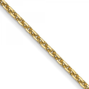 Diamond Cut Cable Chain Yellow Gold 14k