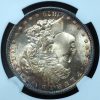 1879-S Morgan Silver Dollar MS67 NGC + CAC Rainbow Toned