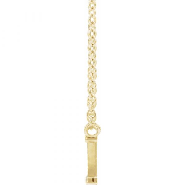 God Is Greater Necklace Yellow Gold Profile
