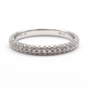 .75ct Diamond Encrusted Wedding Band