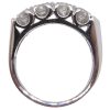 Vintage 0.89 ctw Diamond Anniversary Band Ring 14k White Gold Back