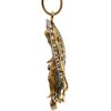Plique A Jour Cherub Putto Pendant 18k Side