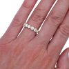 Seven Diamond Anniversary Band Yellow Gold Worn