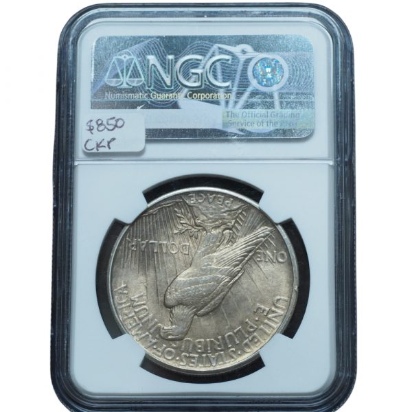 1921 Peace Dollar High Relief MS63 NGC