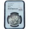1921 Peace Dollar High Relief MS63 NGC