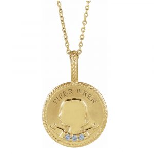 Daughter Silhouette Necklace