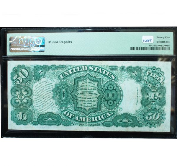 1880 $50 Legal Tender Fr# 164 PMG 25 Very Fine