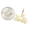 14k Gold #1 Coach Charm size comparison