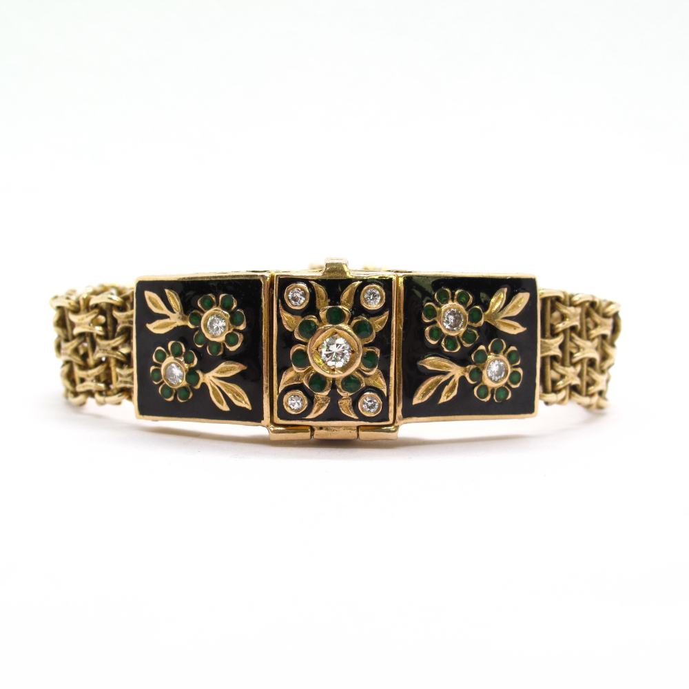 Jack Gutschneider Vintage Watch Luxury Hooded Hidden Watch Bracelet