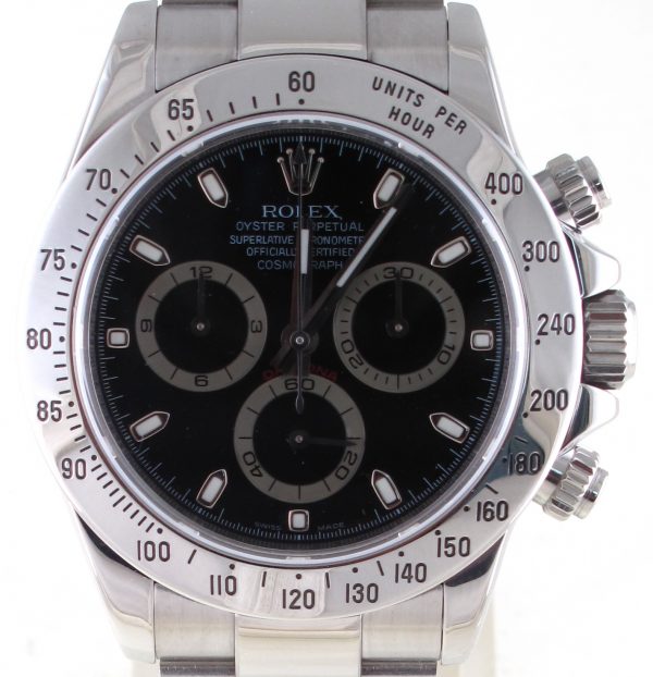 Pre-Owned Rolex Daytona (2008) Stainless Steel 116520 Front Close