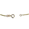 Cultured Pearl Station Cable Chain Link Necklace 14K Yellow Gold Clasp Hallmark