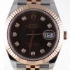 Like New Rolex 41MM Rose Gold And Stainless Steel Datejust (2023) Model 126331 Front Close