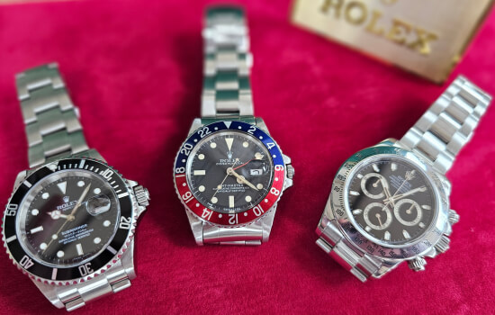 Submariner GMT and Daytona Rolex Wristwatches