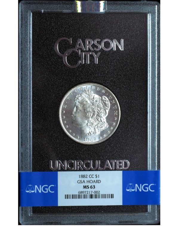 1882-CC Morgan Dollar GSA MS64 NGC