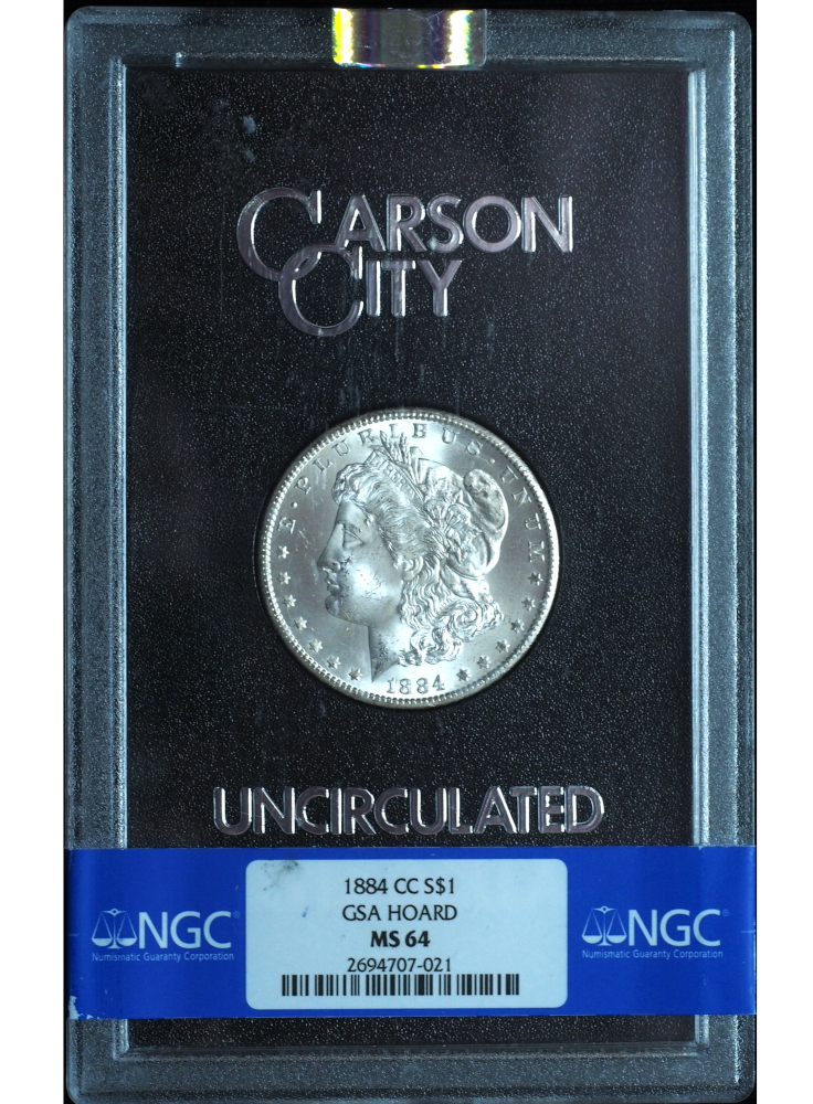 1884-CC Morgan Dollar GSA MS64 NGC