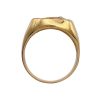 Nautical Fishing Sailfish Mens Ring Gold Profile
