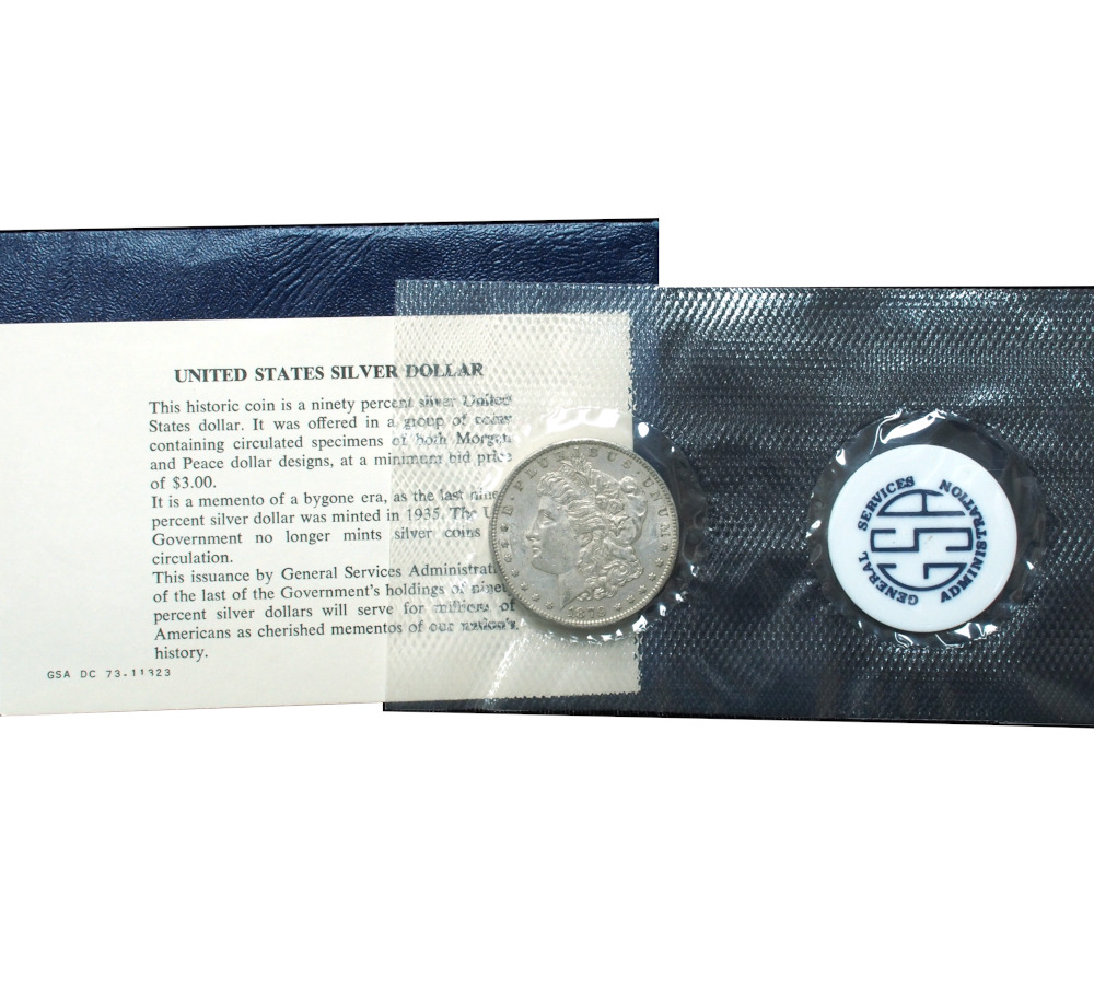 1879-O Morgan Dollar GSA Soft Pack with CoA