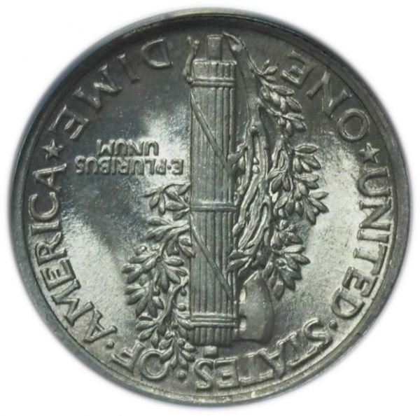 1916 Mercury Dime MS65 FSB ANACS