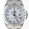 Pre-Owned Rolex Explorer II Polar (2000) Stainless Steel 16570 Front Close