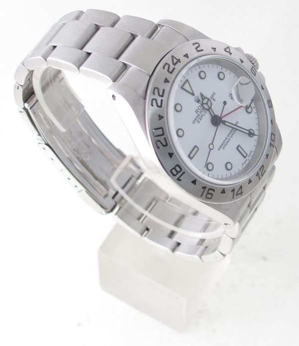Pre-Owned Rolex Explorer II Polar (2000) Stainless Steel 16570 Right