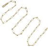 Yellow Gold 2.7mm Paperclip Chain, 16” full