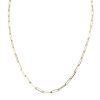 Yellow Gold 2.7mm Paperclip Chain, 24”