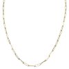 Yellow Gold 2.7mm Paperclip Chain, 30”