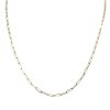 Yellow Gold 2mm Paperclip Chain, 18”