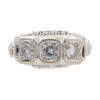 Edwardian 0.67ctw Diamond Three Stone Ring 14K