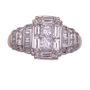 1.30ctw Fancy Cut Assortment Diamond Ring 14K White & Yellow Gold (2)